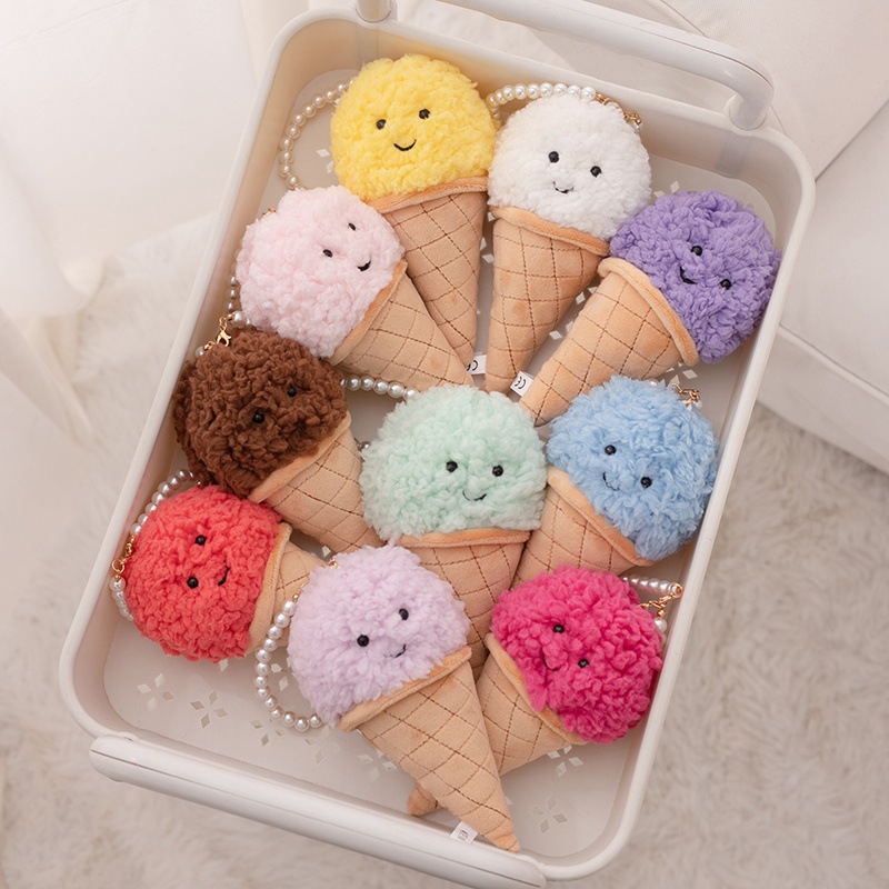 Food Snacks For Kids - 귀여운 만화 아이스크림 플러시 장난감 박제