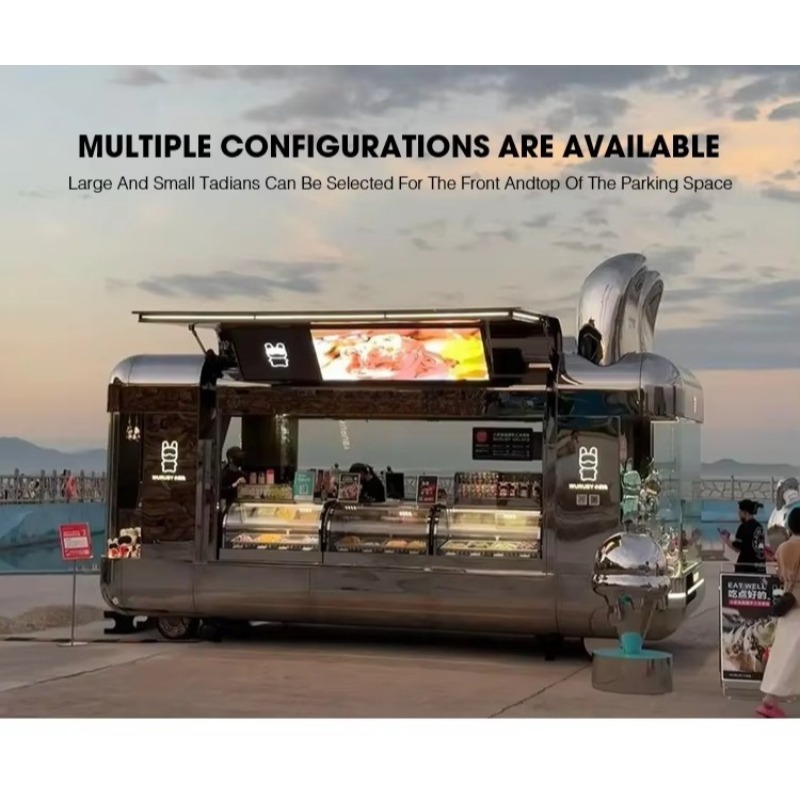 Food Snacks Catering - 푸드 키오스크 완비형 신형 이동식 푸드