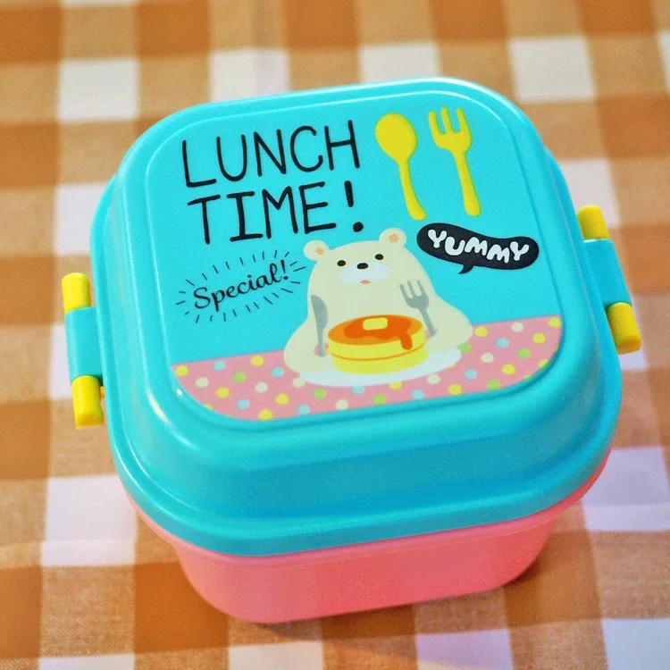 귀여운 만화 Kittyed 도시락 도시락 상자 플라스틱 - Food Snacks For Kids 리뷰 및 가격