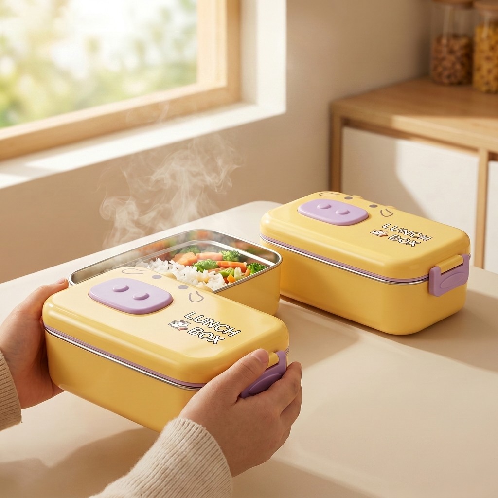 304 스테인리스 스틸 도시락, 누수 방지, 칸막이형, - Food Snacks For Kids 리뷰 및 가격