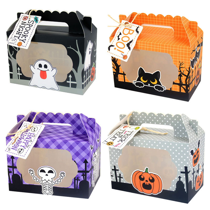3/6pcs 유령 호박 고양이 사탕 핸드백 어린이 어린 - Food Snacks For Kids 리뷰 및 가격