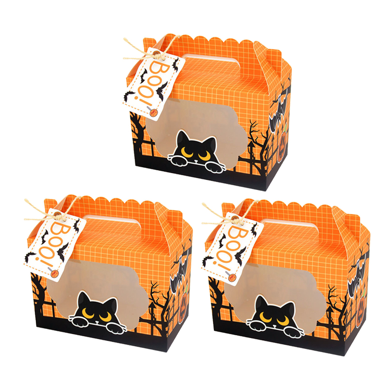 3/6pcs 유령 호박 고양이 사탕 핸드백 어린이 어린 - Food Snacks For Kids 리뷰 및 가격