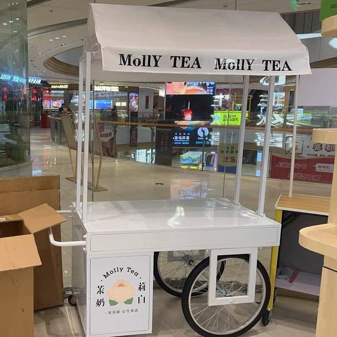 맞춤형 노점 음식 카트 트롤리 이동식 노점 이동식 간식 - Snacks Food Stall 리뷰 및 가격