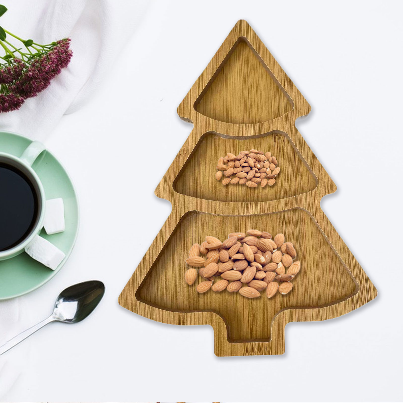 크리스마스 트리 모양 서빙 트레이, 서빙 그릇 접시,  - Xmas Food Snacks 리뷰 및 가격