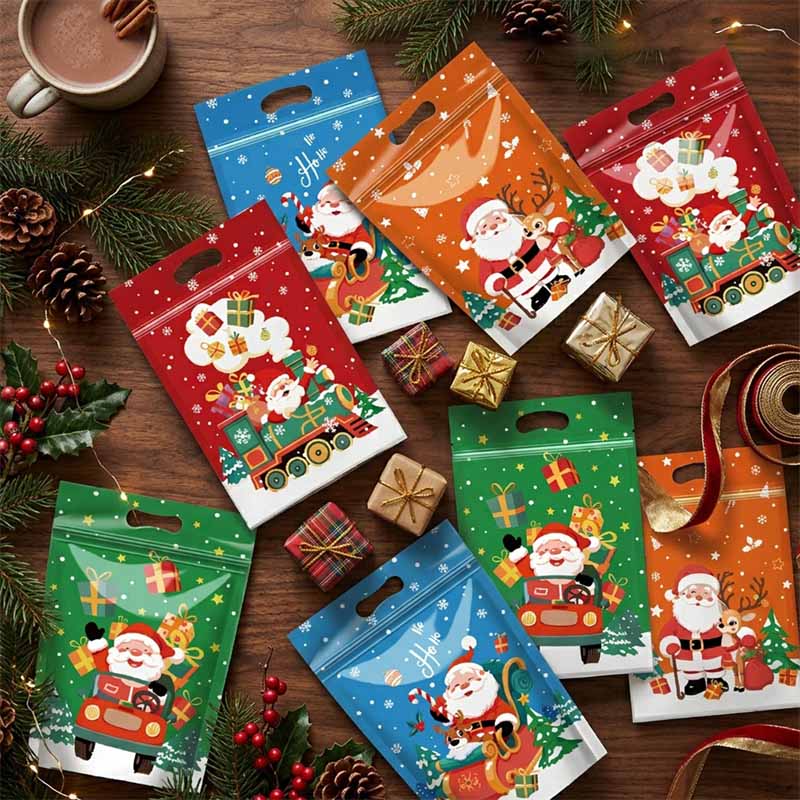 TETP 크리스마스 만화 캐릭터 자체 밀봉 지퍼백 눈송 - Xmas Food Snacks 리뷰 및 가격