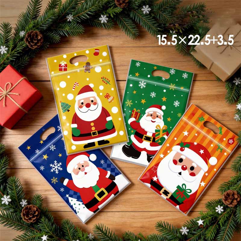 TETP 크리스마스 만화 캐릭터 자체 밀봉 지퍼백 눈송 - Xmas Food Snacks 리뷰 및 가격