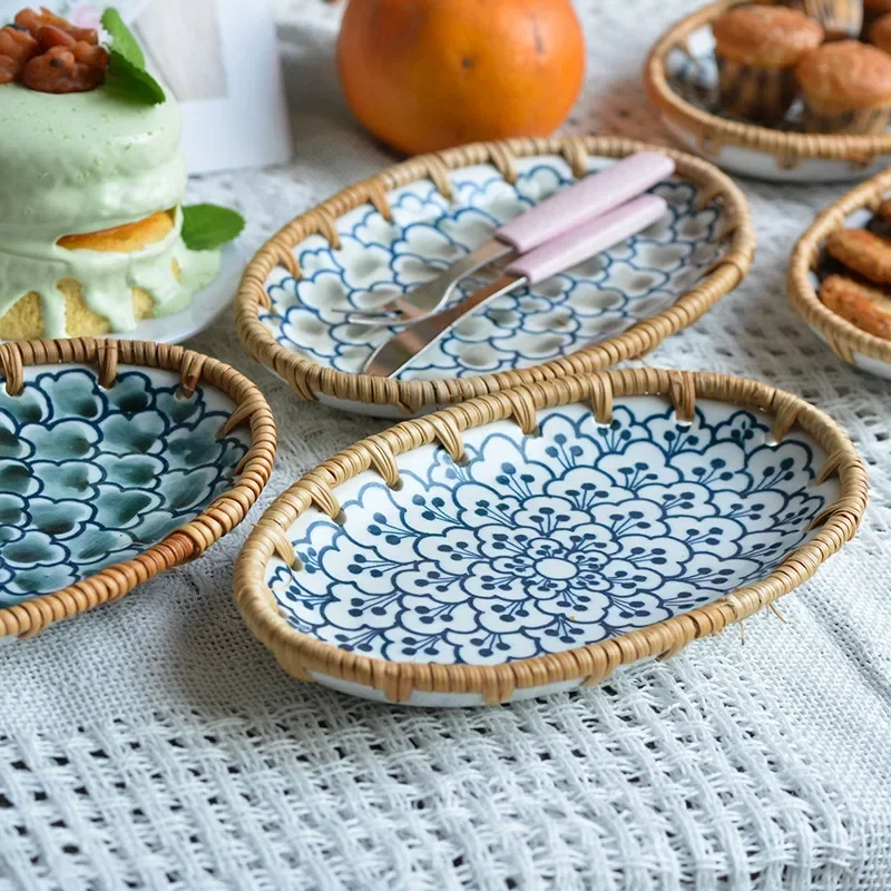 일본산 라탄 직조 세라믹 과일 트레이, 다용도 건과일  - Dry Food Snacks 리뷰 및 가격